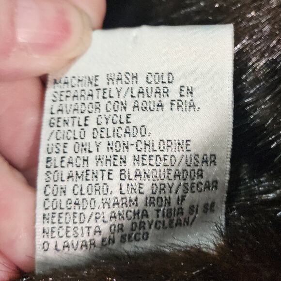 Vintage Marvin Richards Faux Fur Lined Jacket w/ Retro KC Chiefs Back Lettering - Picture 10 of 12